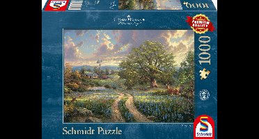 Schmidt - Legpuzzel - Landelijk leven - Thomas Kinkade - 1000 stukjes - Volwassenen - vanaf 12 jaar