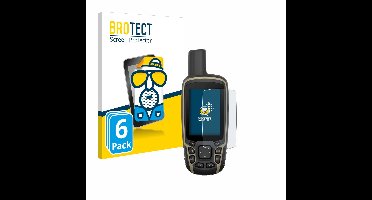 BROTECT - Screenprotector voor Garmin GPSMAP 65s - Folie Beschermfolie matte 6 Stuks