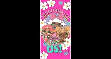 LOL Surprise strandlaken 70 x 140 cm roze