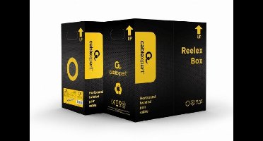 Alfaco Cat5e U/UTP 305 meter installatiekabel op rol stug CCA LSZH (Eca) - Trekdoos - Internetkabel - Netwerkkabel - UTP kabel