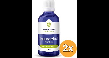 2x Vitakruid Kaardebol Wortel Tinctuur Extractie volgens HAB (50 ml)