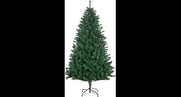 Kunstkerstboom – Kunstboom – Kerstboom – Faux Spar – Kerstversiering – 180 cm Hoog – 1000 Takken – Met Metalen Standaard – Voor Binnengebruik