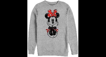 Mickey Mouse Sitting Minnie Sketch Heren Sweatshirts - grijs - XXL