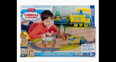 Fisher-Price Tomek & Vrienden Werkende Vrienden Treinset met Locomotief
