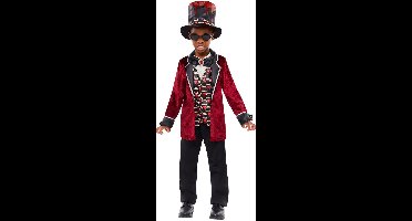 RIETHMULLER - Satijnen vampierkostuum voor kinderen - 128/134 (8-10 jaar)