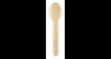 Partydeco - Houten lepels (100 stuks)