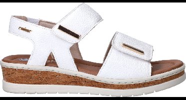 Rieker Sandalen Plat Sandalen Plat - Wit - Maat 38