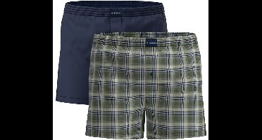 TOM TAILOR Dakota Geweven Boxershorts 2-pack - Groen