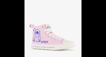 Lilo & Stitch hoge meisjes sneakers roze - Maat 35 - Uitneembare zool