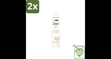 Dove Deodorant Spray Calming Blossom 150 ml - Voordeelverpakking - 2 stuks - Deodorant spray - Okselhuid verzorging