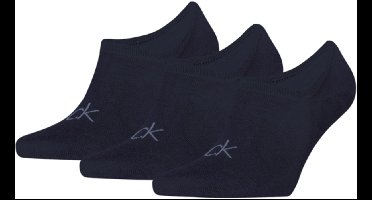 Calvin Klein Footies High Cut Heren 3-Pack Dark Navy