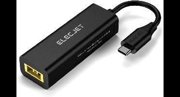 Universele Adapter Vierkante Oplader naar USB C Converter voor Laptops en Tablets