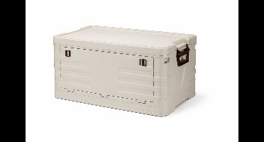 HEM Camping Opbergbox Opvouwbaar 55 Liter Beige – Inklapbare Opbergkist voor Camping, Caravan, Auto en Thuisopslag