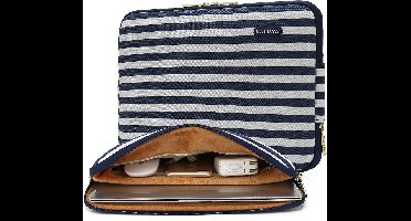Waterdichte Laptoptas met Strepen voor 11 tot 17 Inch Laptop