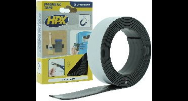 HPX magneettape - zwart - 25 mm x 2 m