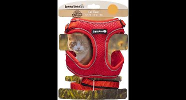 Beeztees Parinca Kattentuig - Rood - S/M