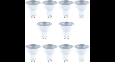 GU10 LED Spot (MR16) - 3.4W - Daglicht 6500K - 10 pack