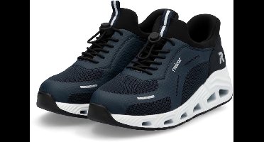 Rieker Dames Sneaker Low Sneakers Vegan Ready2GO N5257-14 Blauw