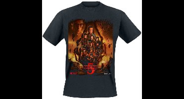 Stranger Things Season 5 - The Finale Poster Heren T-shirt - zwart - XL