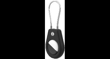 Hurtel Hoesje Voor Airtag Met Stalen Kabel Voor Apple Bescherming Tegen Krassen