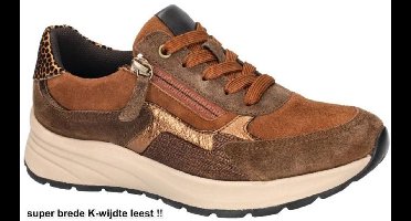 Gabor Dames Sneakers - bruin