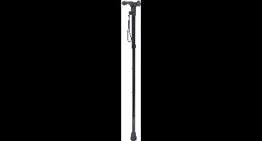 Aidapt Wandelstok rechtshandig - Opvouwbaar verstelbaar - Zwart