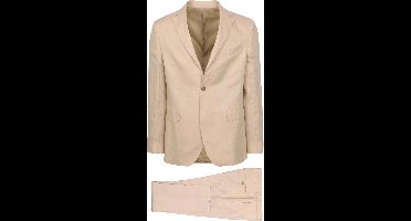 Suitable Linnen Suit Ecru - Maat 46 - Heren - Kostuum