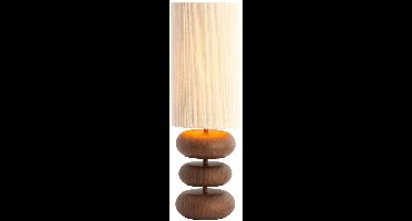 Light & Living Tafellamp Danialo - Bruin - Ø22x67.5cm -