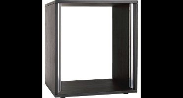 MUSIC STORE Studiorack 10HE berk MP bouwpakket, zwart gelakt, recht - Studio racks