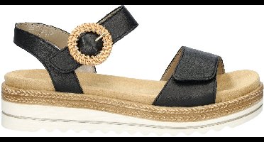 Remonte Sandalen Plat Sandalen Plat - Zwart - Maat 43