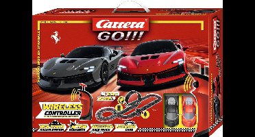 Carrera Go!!! Racebaan - GO!!! Supercars Ferrari SF-90 XX Stradale - Draadloze Bediening 5,3m