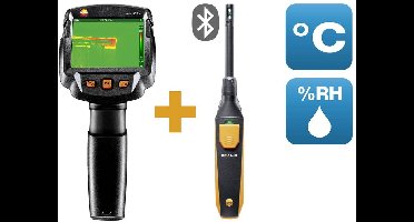 testo 872s Baudiagnose-Set Warmtebeeldcamera -30 tot +650 °C 240 x 180 Pixel 9 Hz