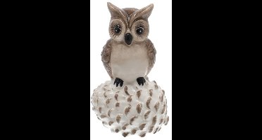 Beeld Olly uil H13m keramiek