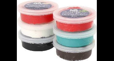 Silk Clay®, kleuren assorti, Kerstmis, 6x14gr