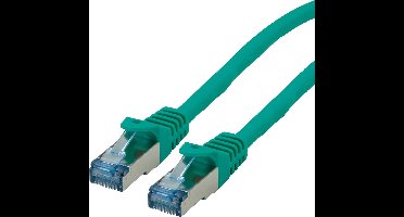 ROLINE Patchkabel Cat.6A S/FTP (PiMF), Component Level, LSOH, groen, 15 m