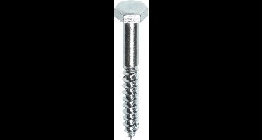Houtdraadbout 10x320mm Staal Verzinkt - 25 stuks