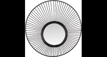 Van Manen Spiegel - Zwart - Metaal - 52 x 9 cm