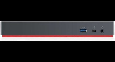 Lenovo 40AN0135EU notebook dock & poortreplicator Bedraad Thunderbolt 3 Zwart, Rood