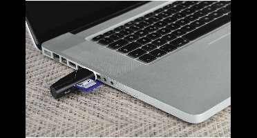 Hama 00200132 geheugenkaartlezer USB 2.0 Zwart, Groen, Roze, Turkoois