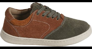 Vertbaudet Leren kindersneakers met veters, kleutercollectie