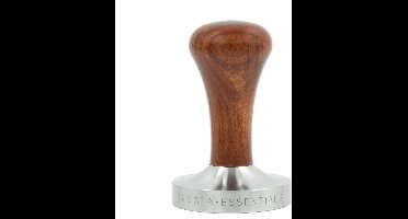 Tamper – 58mm - QuickMill – RVS - Hout – Koffie Tamper – Espresso Tamper - Koffie Stamper - Quick Mill – Espressomachine - Barista Essentials