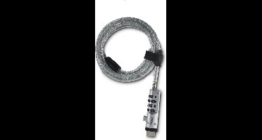 Hama Laptopslot Cijferslot 40 mm USB-Notebookschloss mit Zahlenkombination