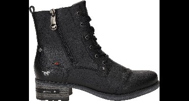 Mustang dames veterboot - Zwart - Maat 39
