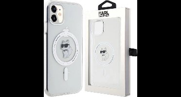 Karl - Lagerfeld - IML Choupette MagSafe hoesje voor iPhone - 11 / Xr - transparant