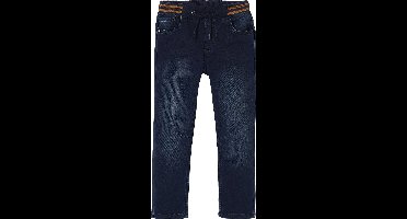 Vertbaudet Rechte fleecebroek jongens denim look