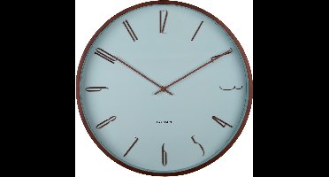 Karlsson Wandklok Scandia - Blauw - Ø40cm - Wandklok Scandinavisch