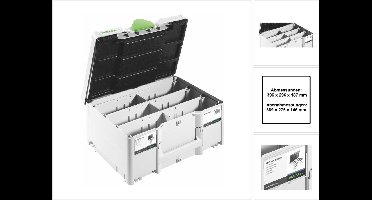 Festool SORT-SYS3 M 187 DOMINO Systainer³ - 576793
