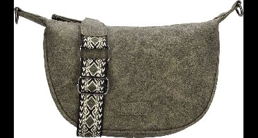 Beagles Malaga Crossbody Schoudertas - Trendy Schouderband - Dames Tas - Olijfgroen