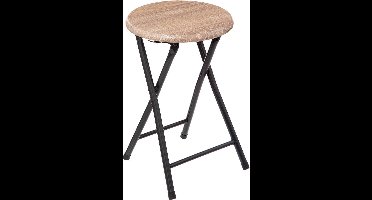 Selbro ® Opvouwbare Kruk met Natuurlijk Houtlook voor Multifunctioneel Gebruik