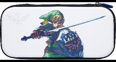 PowerA Slanke Bescherm/Consolehoes voor Nintendo Switch OLED, Nintendo Switch of Nintendo Switch Lite - Master Sword Defense